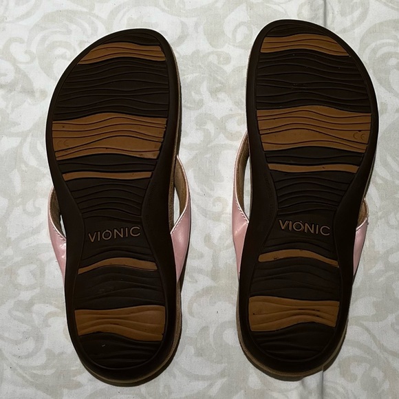 VIONIC WOMEN’S REST BELLALL TOEPOST SANDAL PINK - Picture 4 of 12